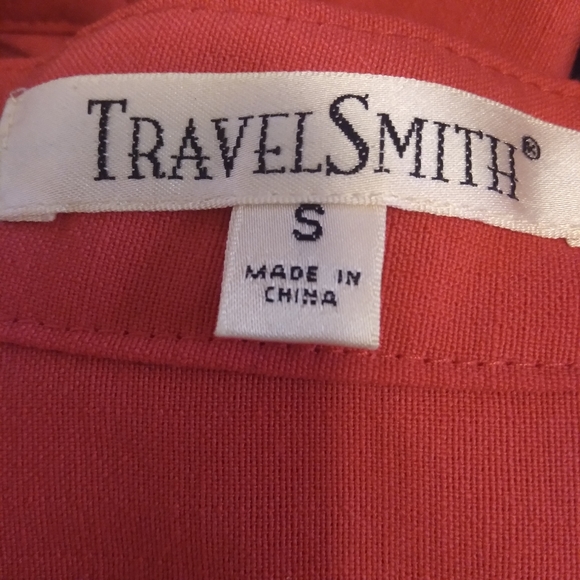 TravelSmith Pintucked Mandarin Collar Tunic, Size Small - Picture 5 of 13